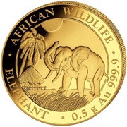 20 Shillings Elephant reverse image