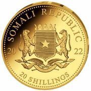 20 Shillings Leopard; Gold obverse image
