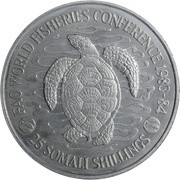 25 Shillings FAO, Somalia, 1984 reverse image