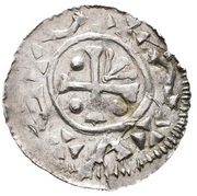 Denar - Boleslaus II the Pious, Bohemia, 967-999 reverse image