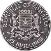 25 Shillings Queen Mother obverse image