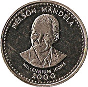 25 Shillings Nelson Mandela, Somalia, 2000 reverse image