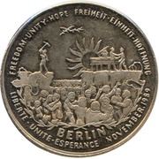 25 Shillings Berlin November, Somalia, 2000 reverse image