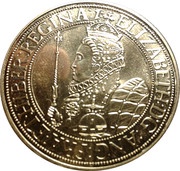 25 Shillings Elizabeth I reverse image