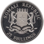 25 Shillings Pope traveling in special vehicle obverse image