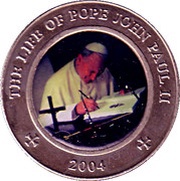 25 Shillings Pope Reading, Somalia, 2004 reverse image