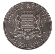 25 Shillings Pope in Multi-coloured cloak obverse image