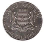 25 Shillings Pope in Multi-coloured cloak obverse image