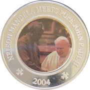 25 Shillings Pope in Multi-coloured cloak reverse image