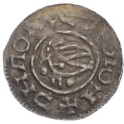 Denar - Boleslaus II the Pious, Bohemia, 967-999 reverse image
