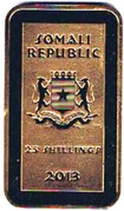 25 Shillings Mythical Creatures - Centaur obverse image