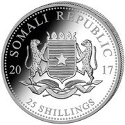 25 Shillings Elephant obverse image