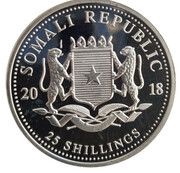 25 Shillings Elephant obverse image
