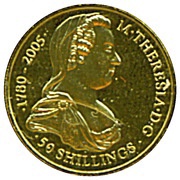 50 Shillings Queen Maria Theresia, Somalia, 2005 reverse image