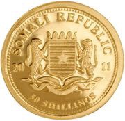50 Shillings Elephant; Gold obverse image