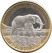 50 Shillings Elephant reverse image