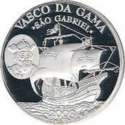 100 Shillings Vasco da Gama, Somalia, 2003 reverse image