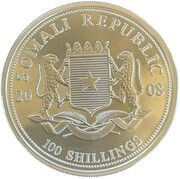 100 Shillings Elephant obverse image
