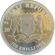 100 Shillings Elephant obverse image