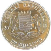 100 Shillings Elephant obverse image