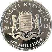 100 Shillings Elephant obverse image