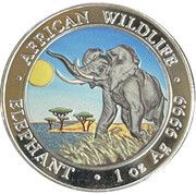100 Shillings Elephant reverse image