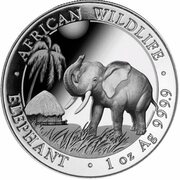 100 Shillings Elephant reverse image