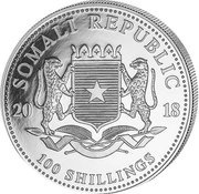 100 Shillings Elephant obverse image
