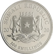 100 Shillings Elephant obverse image
