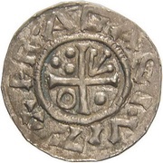 Denar - Boleslaus II the Pious, Bohemia, 967-999 reverse image
