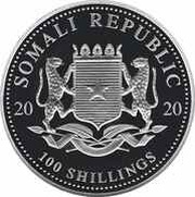 100 Shillings Leopard obverse image