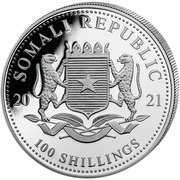 100 Shilling Elephant obverse image