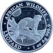 100 Shillings Leopard reverse image