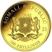 100 Shillings Elephant obverse image