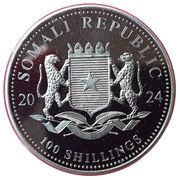 100 Shillings Elephant obverse image