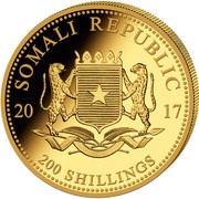 200 Shillings Elephant obverse image