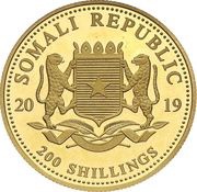 200 Shillings Elephant obverse image