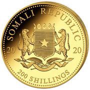200 Shillings Elephant obverse image