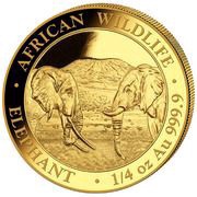 200 Shillings Elephant, Somalia, 2020 reverse image