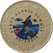 250 Shillings Kyoto Global Summit, Somalia, 1997 reverse image