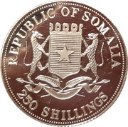 250 Shillings Royal Wedding Elena and Jaime obverse image