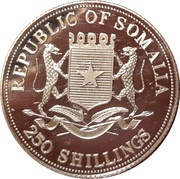 250 Shillings Royal Wedding Juan Carlos and Sofia obverse image