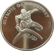 250 Shillings Olympic games Sydney 2000, Somalia, 1999 reverse image