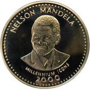 250 Shillings Nelson Mandela, Somalia, 2000 reverse image