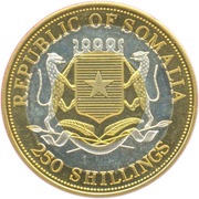 250 Shillings Mozart obverse image
