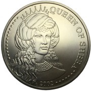 250 Shillings Queen of Sheba, Somalia, 2002 reverse image
