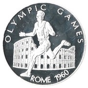 250 Shillings Olympic Games Rome 1960, Somalia, 2002 reverse image