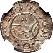 Denar - Boleslaus II the Pious, Bohemia, 967-999 reverse image