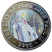 250 Shillings Pope John Paul II, Somalia, 2005 reverse image