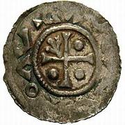 Denar - Boleslaus II the Pious, Bohemia, 967-999 reverse image